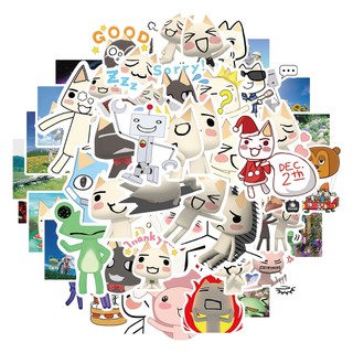 Bộ 50 Hoạt Hình Nhật Bản Toro Mèo Miếng Dán DIY Mũ Bảo Hiểm Ván Trượt Laptop Graffiti Miếng Dán Đồ Chơi Trẻ Em