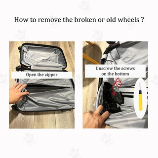 Bánh xe thay thế cho vali American Tourister 85A, bánh xe sửa chữa vali, linh kiện bánh xe đa năng.