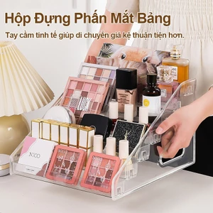 hộp đựng phấn mắt bảng Tủ để bàn kệ acrylic mỹ phẩm 3 Tầng Đến 7 Tầng Giá đựng son môi