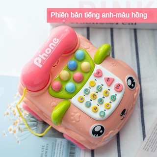 Bé Âm Nhạc Tiếng Anh Đồ Chơi Điện Thoại Trẻ Sơ Sinh Học Sớm Âm Nhạc Hoạt Hình Điện Thoại Đồ Chơi Giáo Dục Trẻ Em