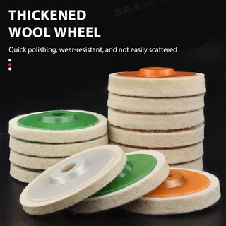SEAMETAL 3 Bánh Xe Đánh Bóng Miếng Đánh Bóng Đĩa Mài Góc Máy Mài Bánh Xe Đánh Bóng Đĩa Đánh Bóng Bánh Xe