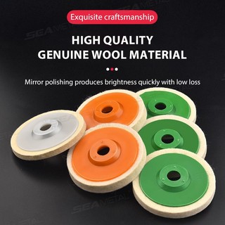 SEAMETAL 3 Bánh Xe Đánh Bóng Miếng Đánh Bóng Đĩa Mài Góc Máy Mài Bánh Xe Đánh Bóng Đĩa Đánh Bóng Bánh Xe