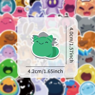 60 Chiếc Trò Chơi Slime Rancher Hoạt Hình Dán Vali Laptop Máy Tính Nước Cốc Trang Trí Miếng Dán