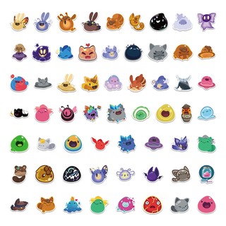 60 Chiếc Trò Chơi Slime Rancher Hoạt Hình Dán Vali Laptop Máy Tính Nước Cốc Trang Trí Miếng Dán