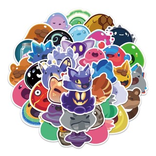 60 Chiếc Trò Chơi Slime Rancher Hoạt Hình Dán Vali Laptop Máy Tính Nước Cốc Trang Trí Miếng Dán