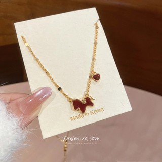 Dây Chuyền Dainty Phong Cách Thời Trang Cho Nữ - DREJEW Red Puppy