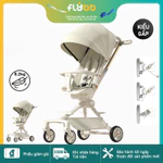 FLYBB Xe đẩy em bé gập gọn di động Dành cho trẻ sơ sinh từ 0-3 tuổi Tặng kèm khay ăn Điều chỉnh ba tư thế — ảnh 1