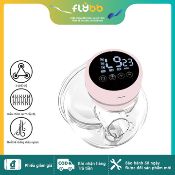 FLYBB Máy hút sữa không dây, không có máy hút sữa cầm tay, có điều chỉnh ba chế độ