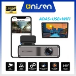 Unisen ADAS WiFi Car Dash Cam 1080P Full HD Ghi vòng lặp tự động Giám sát đỗ xe 24 giờ Bảo hành 12 tháng — ảnh 1