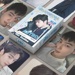 Dyh 50 Cái / hộp Cha Eun Woo Laser Hologram Photocards Holographic LOMO Card KPOP Album