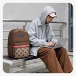 BAGSMART Unisex Ba lô cổ điển Túi sách đi học chống nước 14 – 15 Inch Ba lô đựng máy tính xách tay dành cho du lịch hàng ngày Trường đại học ngoài trời — ảnh 8