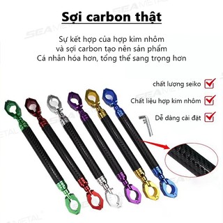 SEAMETAL 22mm Tay Lái Xe Máy Tay Cầm Tay Cầm Có Thể Điều Chỉnh Thanh Ngang Cân Bằng Chân Đế Vô Lăng Tăng Cường Thay Thế Mở Rộng