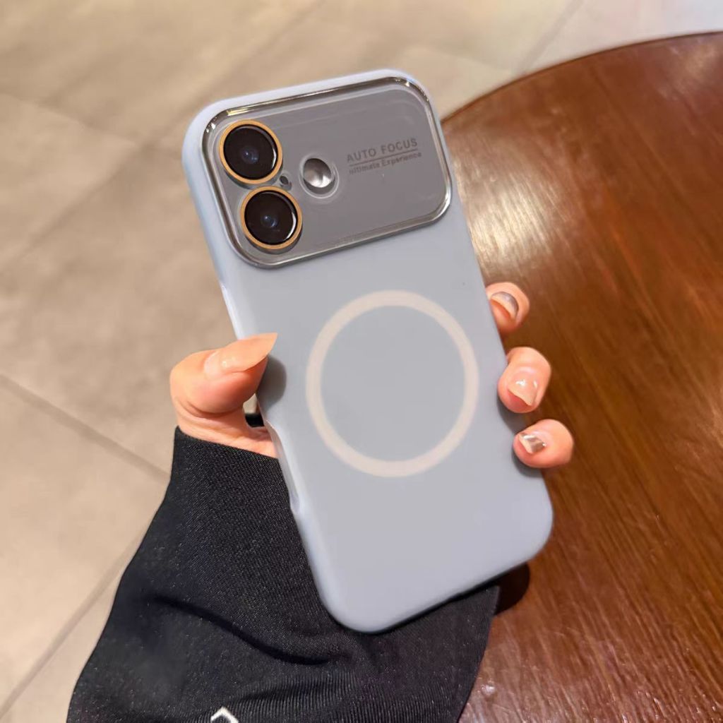 Ốp lưng cứng AI Button / Jelly candy có miếng bảo vệ ống kính tương thích cho iPhone 14 pro max15 pro max 16 pro max 17 pro max