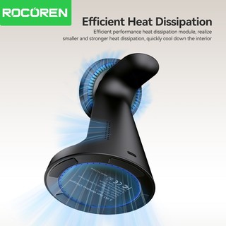 Rocoren Bộ sạc không dây từ tính 3 trong 1 Giá đỡ máy tính để bàn Trạm sạc nhanh 15W cho iPhone 17 16 Pro Max Air iWatch