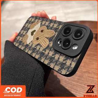 Ốp Lưng Cho OPPO Reno 16F Reno 15F Reno14F Reno 13F Reno12 F Reno 11F Reno10 Reno8Z Reno7Z Reno8T Reno5 Reno4 Reno6z Phim Hoạt Hình Kẻ Sọc Sang Trọng Thỏ Và Gấu Sang Trọng Chống Sốc Điện Thoại TPU