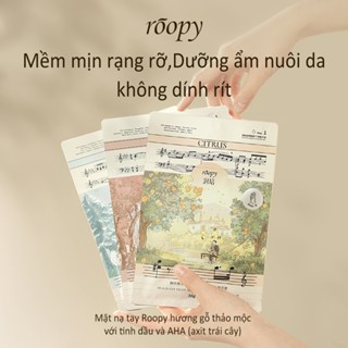 Roopy Mặt Nạ Tay Tinh Dầu Hương Fougère & AHA (38g+0.5g)*3 - Spa Thượng Hạng Tại Nhà, Găng Tay Dưỡng Da Chiết Xuất AHA & Dầu Cho Làn Da Sáng Rỡ