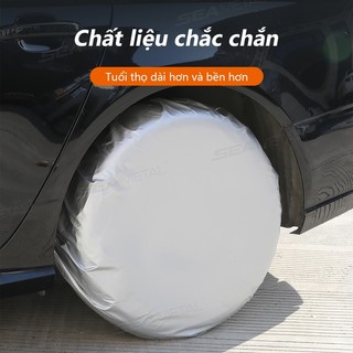 SEAMETAL Dự Phòng Lốp Xe Ô Tô Chống Thấm Nước Bảo Vệ Bánh Xe Chống Nắng Mưa Tuyết Bảo Vệ Bánh Xe Ô Tô Vỏ Bảo Vệ Lốp