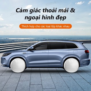 SEAMETAL Dự Phòng Lốp Xe Ô Tô Chống Thấm Nước Bảo Vệ Bánh Xe Chống Nắng Mưa Tuyết Bảo Vệ Bánh Xe Ô Tô Vỏ Bảo Vệ Lốp