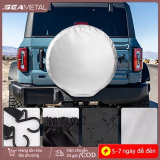 SEAMETAL Dự Phòng Lốp Xe Ô Tô Chống Thấm Nước Bảo Vệ Bánh Xe Chống Nắng Mưa Tuyết Bảo Vệ Bánh Xe Ô Tô Vỏ Bảo Vệ Lốp