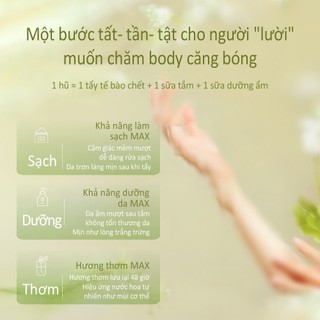 Roopy Tẩy Da Chết Toàn Thân Hương Fougère & AHA - Sữa Tắm & Dưỡng Thể 3 trong 1,150ml,Làm sạch sâu, cấp ẩm dưỡng da, Muối Tẩy Tế Bào Chết & Làm Sạch Cho Tay - Tặng Kèm Quà Miễn Phí
