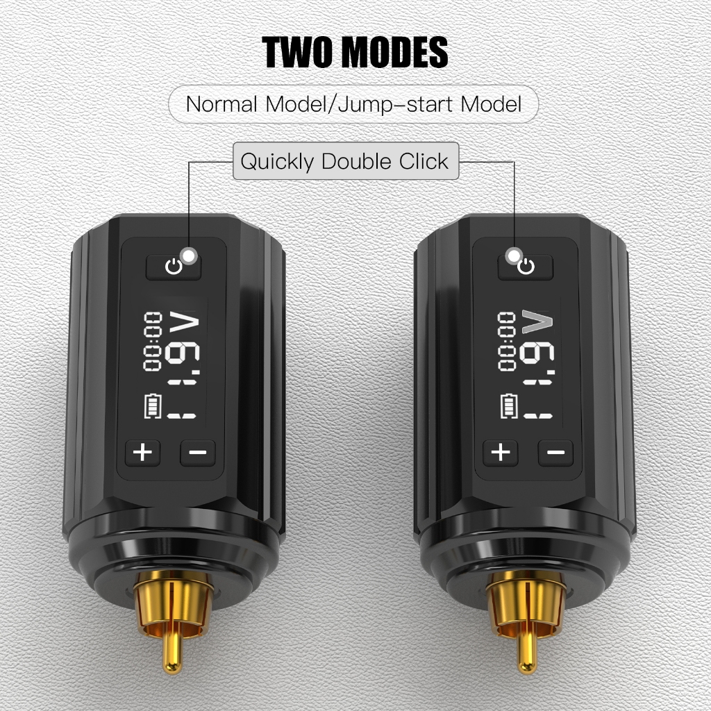 Pin bút xăm có thể sạc lại Wormhole 1200mAh cung cấp thời lượng pin 3-5 giờ, có thiết kế nhẹ, điện áp có thể điều chỉnh và nhiều chế độ hoạt động.