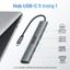 Acer 5 trong 1 USB C Hub với 4K HDMI 100W Power Delivery 3 cổng dữ liệu USB A Bộ chuyển đổi đa cổng USB C sang HDMI cho máy tính xách tay PC MacBook Air Pad Air iP 15 / 16 Pro / Pro Max UC503