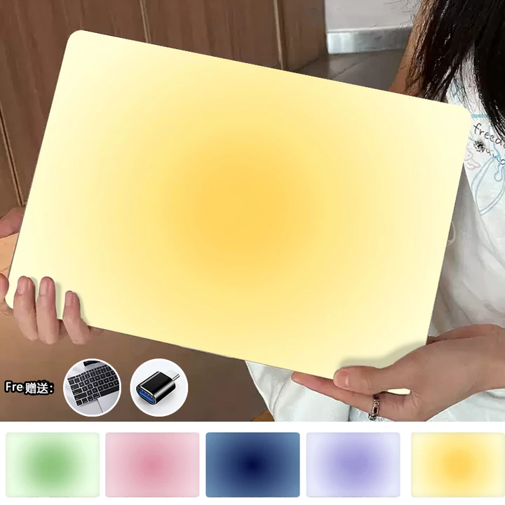 Ốp Lưng In Màu Gradient Cho 2026 Macbook Neo A3404 Pro14 M5 A3434 Air13 M5 A3449 Air15 M5 A34448 Pro13 M1 M2 A2338 A2251 A2289 Air M1 A2337 Retina13 A932 A1502 Pro15 Air M3 M4