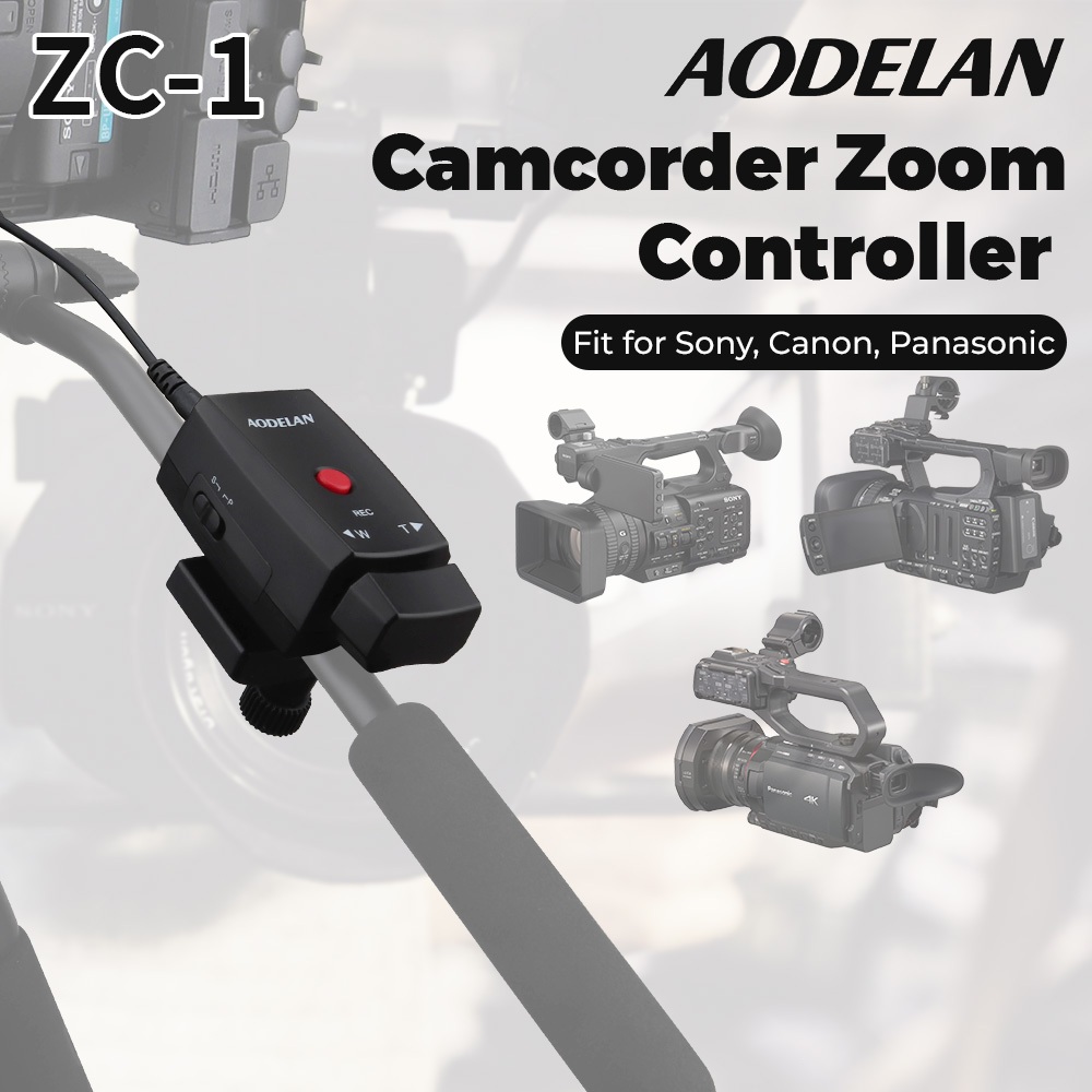 Bộ điều khiển Zoom máy quay AODELAN ZC-1 có nút Rocker & REC nhạy áp ...