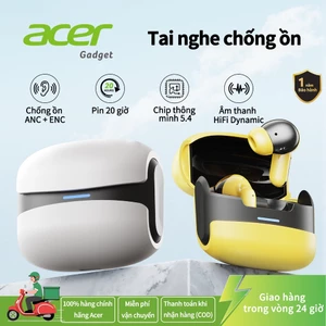 Acer Tai Nghe Bluetooth 5.4 Chính Hãng Nhỏ Gọn Pin Trâu 20H Mic Rõ Nghe Cực Đã tai nghe thể thao Tăng cường âm trầm BHT33