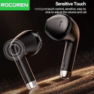 Tai nghe không dây Rocoren R01 Bluetooth 5.3 TWS, pin lâu