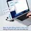 Acer 2 trong 1 Đầu đọc thẻ SD OTG USB C / A Bộ chuyển đổi thẻ nhớ USB 3.0 Type C sang Micro SD Tương thích với máy tính xách tay PC iPhone15/16/17 MacBook Pro / Air iPad Pro Android UC202
