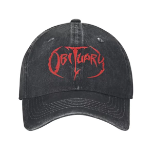 Obituary Red Rock Metal Band Truck Hat Nam Nữ Mũ Bóng Chày Retro