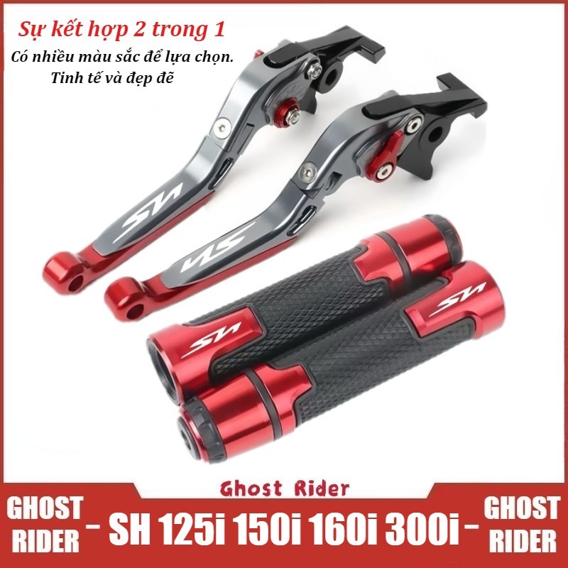 Dành Cho Xe Honda SH 125i 150i 160i 300i 350i Có Thể Điều Chỉnh Gấp Đòn Bẩy Tay Cầm Bộ Phụ Kiện Xe Máy