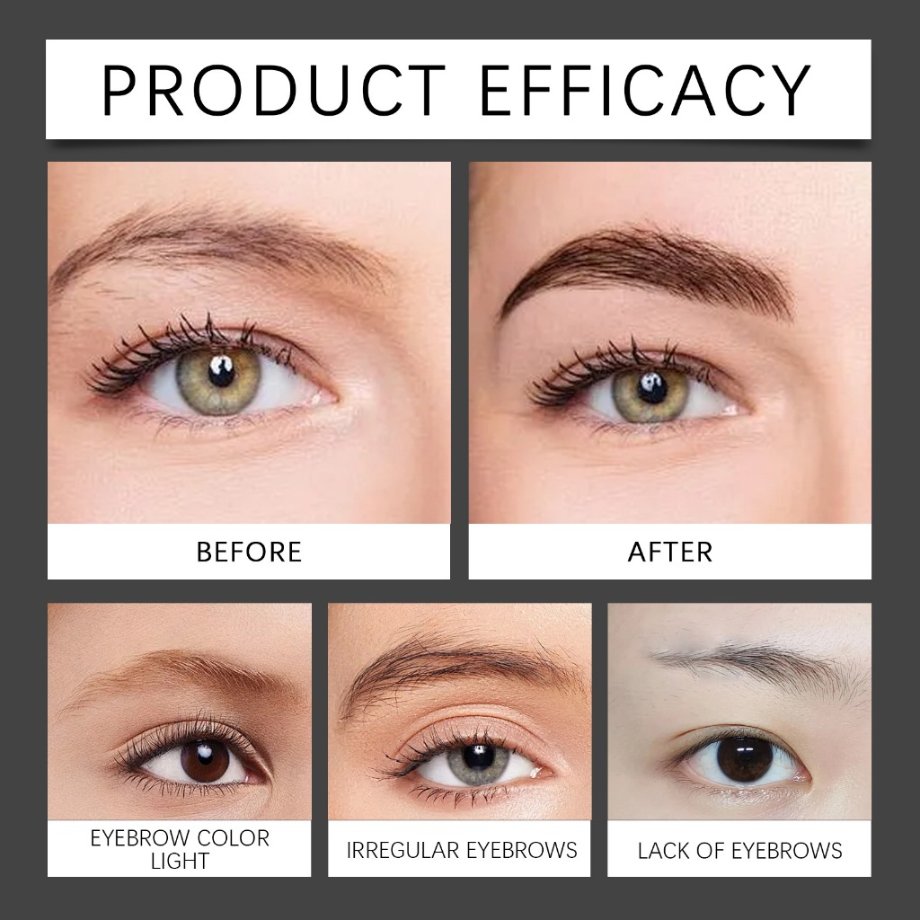 Bút kẻ mày Microblading EELHOPE với đầu 4 chiếc, Bút chì kẻ mày nước lâu trôi - Dễ dàng & Tự nhiên