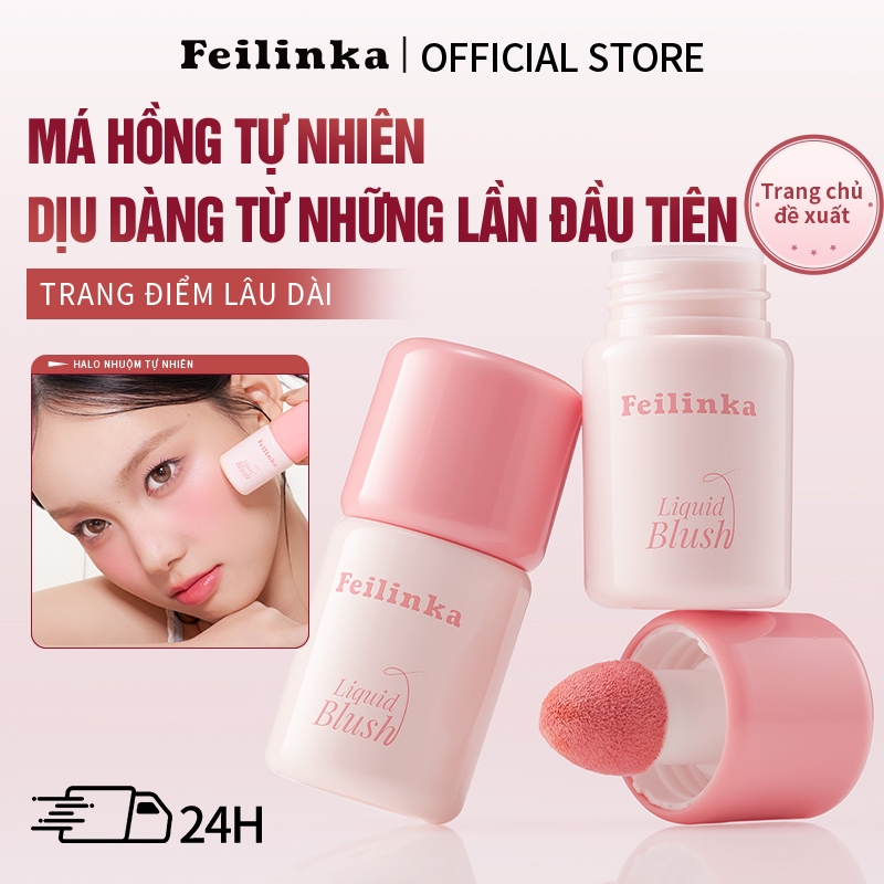 Fei Linka Water Mist Liquid Blush Màu Sắc Tự Nhiên Rendering Complexion Contouring Eyeshadow Atmosphere Hydrating Skin Pure Desire Blush Cream