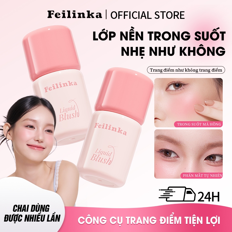 Fei Linka Water Mist Liquid Blush Màu Sắc Tự Nhiên Rendering Complexion Contouring Eyeshadow Atmosphere Hydrating Skin Pure Desire Blush Cream