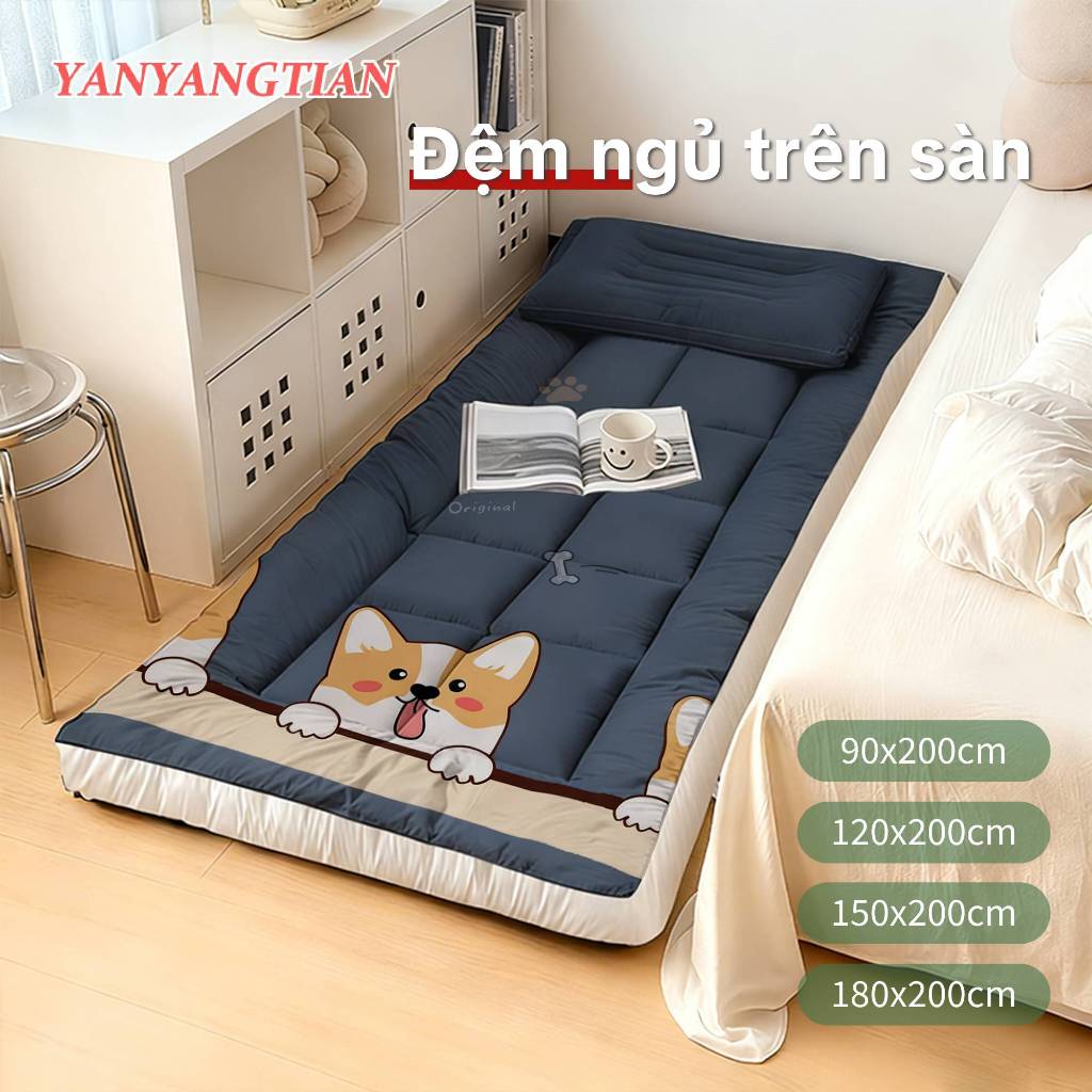 YANYANGTIAN Nệm hỗ trợ cột sống dày chống ẩm thích hợp sử dụng trong ký túc xá sinh viên và tại nhà