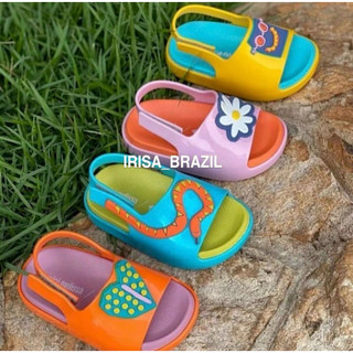 Brazil Melissa Giày Trẻ Em Bé Gái Flip-Flops Đế Mềm Bé Trai Bé Gái Giày Thạch