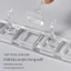 5 Chiếc Chuyên Nghiệp Mắt Mèo Acrylic Không Từ Tính Giá Đỡ Móng Tay Làm Móng Tay Cơ Sở Thực Hành Có Thể Tháo Rời Có Thể Đeo Được Họa Tiết Móng Tay Cố Định Giá Đỡ