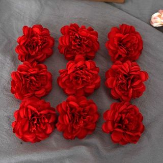 [BÁN] 10 Chiếc 7cm Đầu Hoa Mẫu Đơn Nhân Tạo Hoa Hồng Lụa DIY Trang Trí Đám Cưới Hoa Giả Treo Tường Phụ Kiện Tóc Sổ Lưu Niệm Thủ Công Hộp Quà Tặng