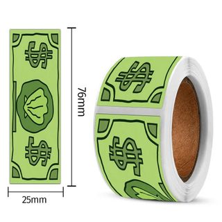 120 Cái / Cuộn Phim Hoạt Hình Birchburg Tiền Giấy Graffiti Dán Điện Thoại DIY Chống Thấm Nước Miếng Dán Đồ Chơi Trẻ Em