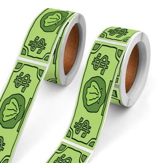 120 Cái / Cuộn Phim Hoạt Hình Birchburg Tiền Giấy Graffiti Dán Điện Thoại DIY Chống Thấm Nước Miếng Dán Đồ Chơi Trẻ Em