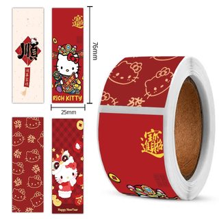 120 Chiếc Hoạt Hình Hello Kitty Năm Mới Miếng Dán DIY Laptop Điện Thoại Trẻ Em Đồ Chơi Quà Tặng Niêm Phong Nhãn Dán Nhãn Dán