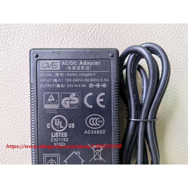 GVE GM95-240400Bộ sạc nguồn AC DC -F 24V 4A 96W