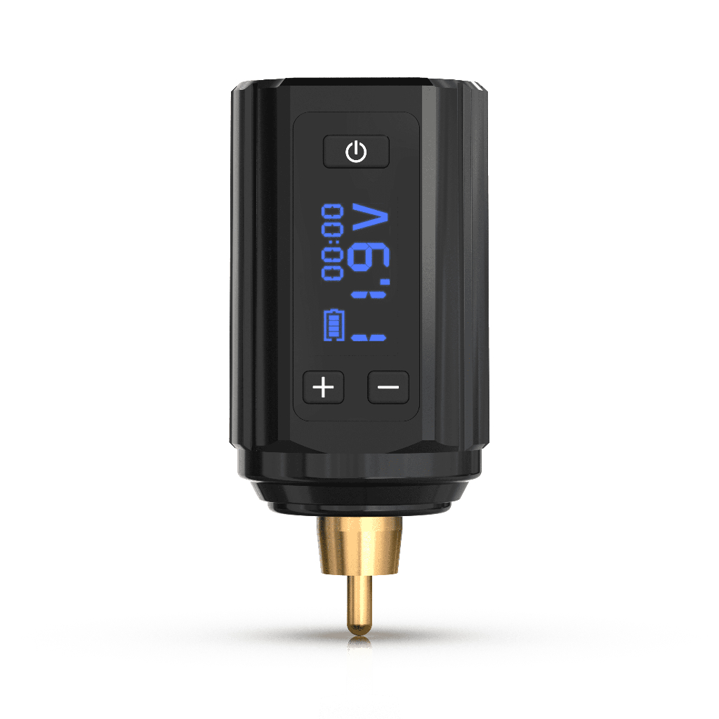 Pin bút xăm có thể sạc lại Wormhole 1800mAh - thời lượng pin 5-7 giờ, sạc nhanh Type-C, thiết kế nhẹ (chỉ 1,7 ounce), nhiều chế độ.