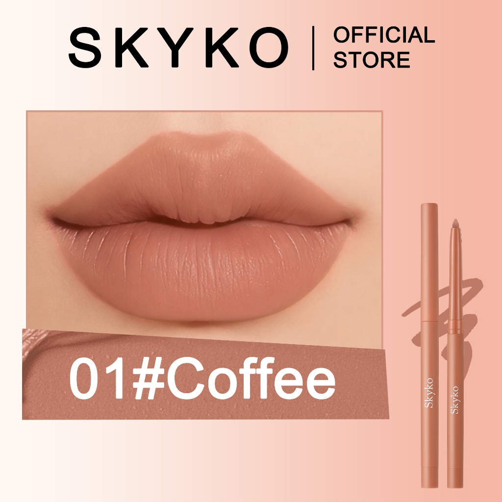 SKYKO Bút Chì Kẻ Viền Môi Lip Liner Hãy dùng nhiều bút hơn 6 Màu