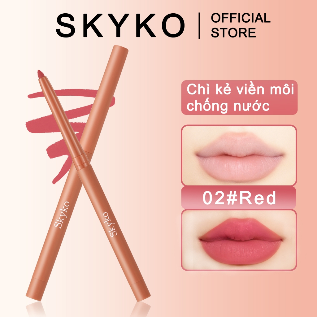 SKYKO Bút Chì Kẻ Viền Môi Lip Liner Hãy dùng nhiều bút hơn 6 Màu