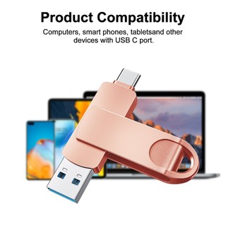 Typec 2 trong 1 Điện Thoại Di Động u Disk Chất Lượng Cao 2TB Ổ Đĩa Kép Flash Bộ Nhớ USB Tốc Độ Cao Thẻ Nhớ 1TB Bộ Nhớ Dữ Liệu otg