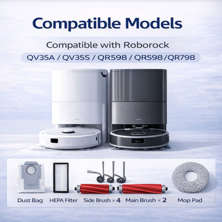 Dành Cho Roborock QV35A / QV35S / QR598 / QR798 Bộ Linh Kiện Thay Thế Với Giải Pháp Vệ Sinh Sàn