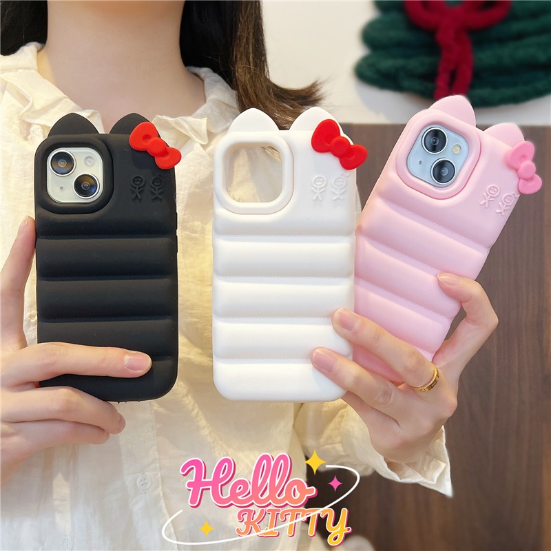 IPhone 17 Pro max 16 Pro Bow down họa tiết áo khoác Silica gel chất liệu điện thoại